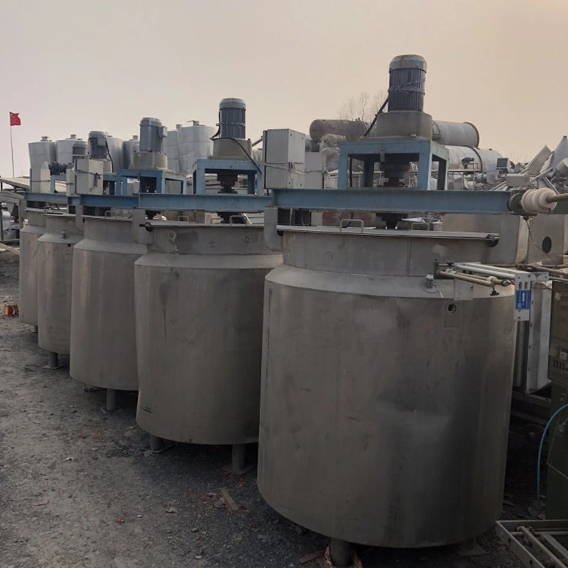 Used Enamel Reaction Kettle, Stainless Steel Heating Reaction Kettle