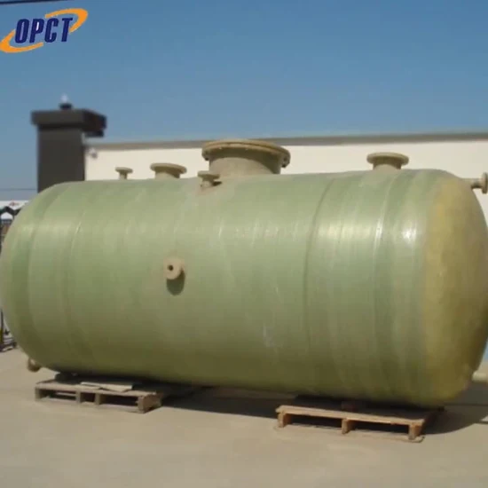 Tanque de armazenamento químico FRP Tanque de armazenamento FRP HCl